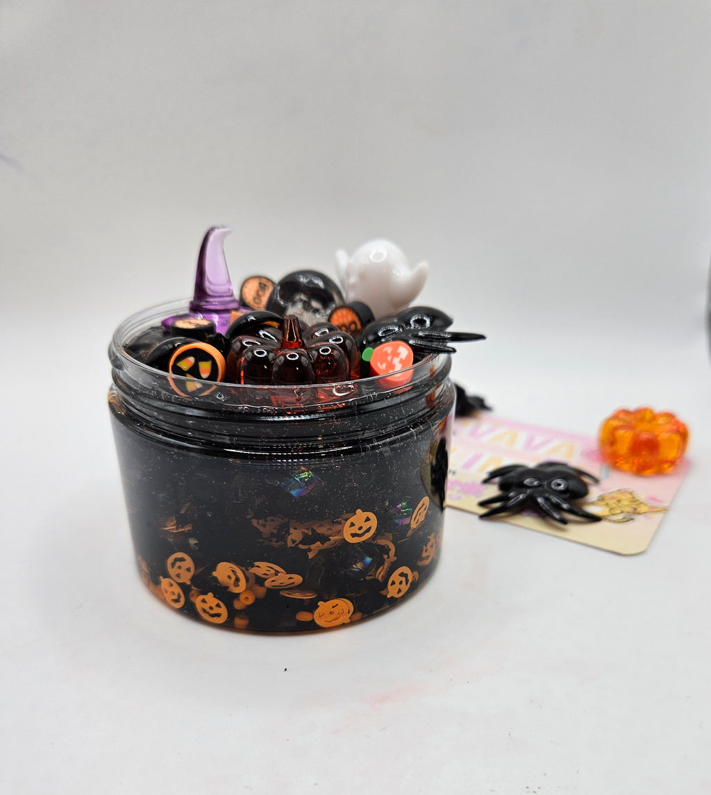 Clarice Halloween Crunch Bomb Slime - Sensory Play - Sensory Slime