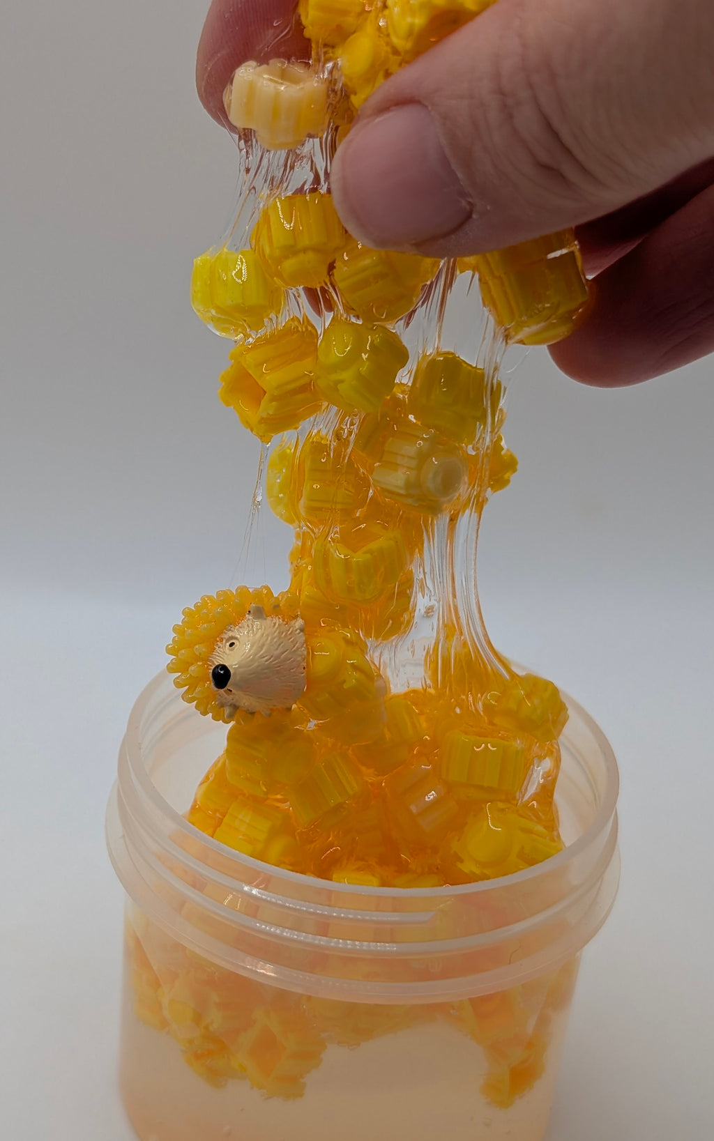 Enzo Block Bead Clear Slime - Sensory Slime - Sensory Play