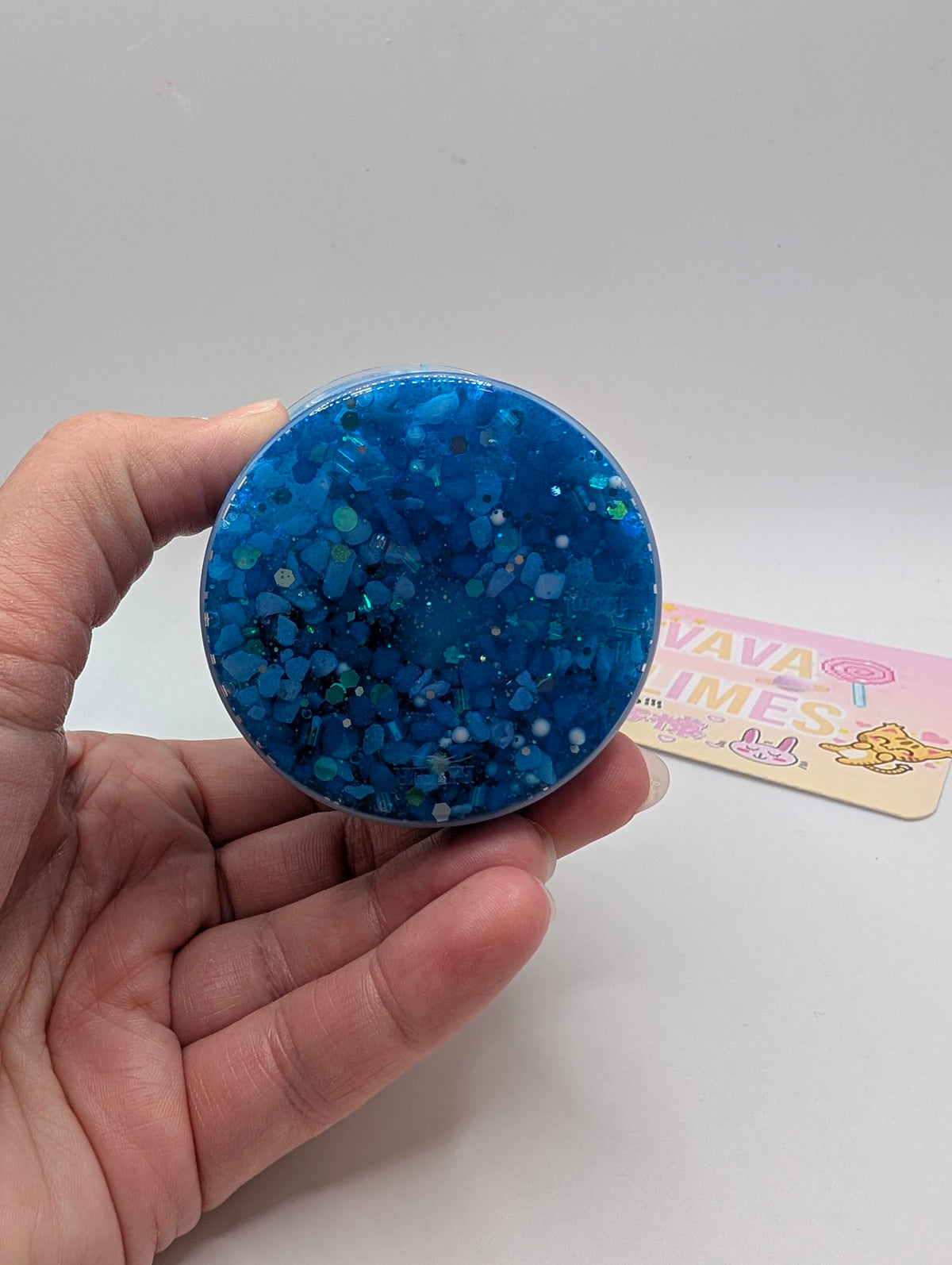 Anders - Jelly cube X Floam Clear Slime - Scented Slime - Sensory Play