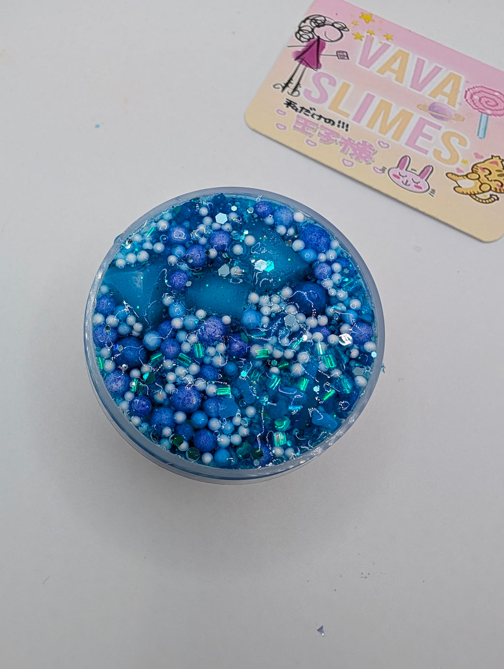 Anders - Jelly cube X Floam Clear Slime - Scented Slime - Sensory Play