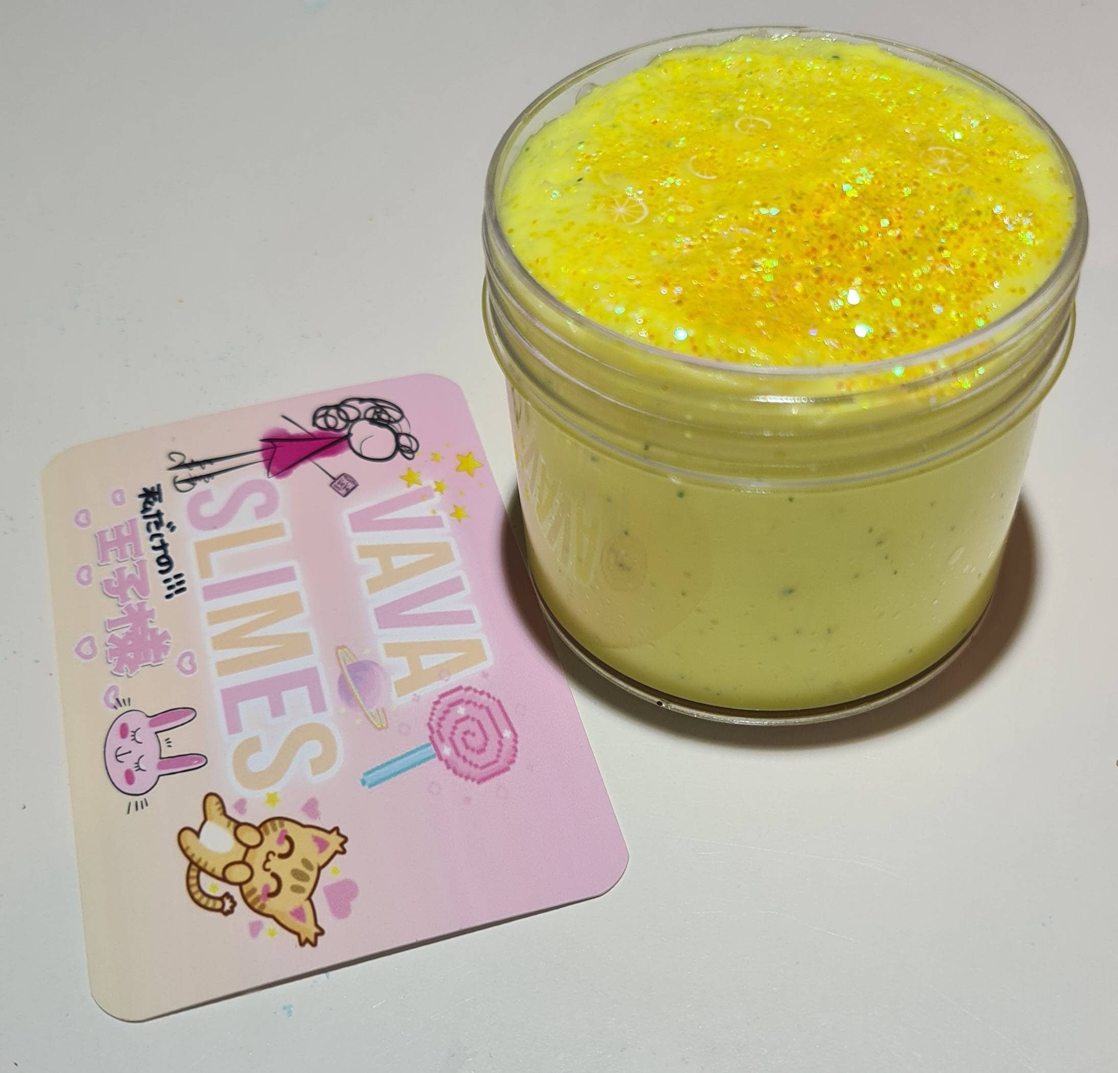 Bertha - Snowfizz slime - scented slime - sensory play