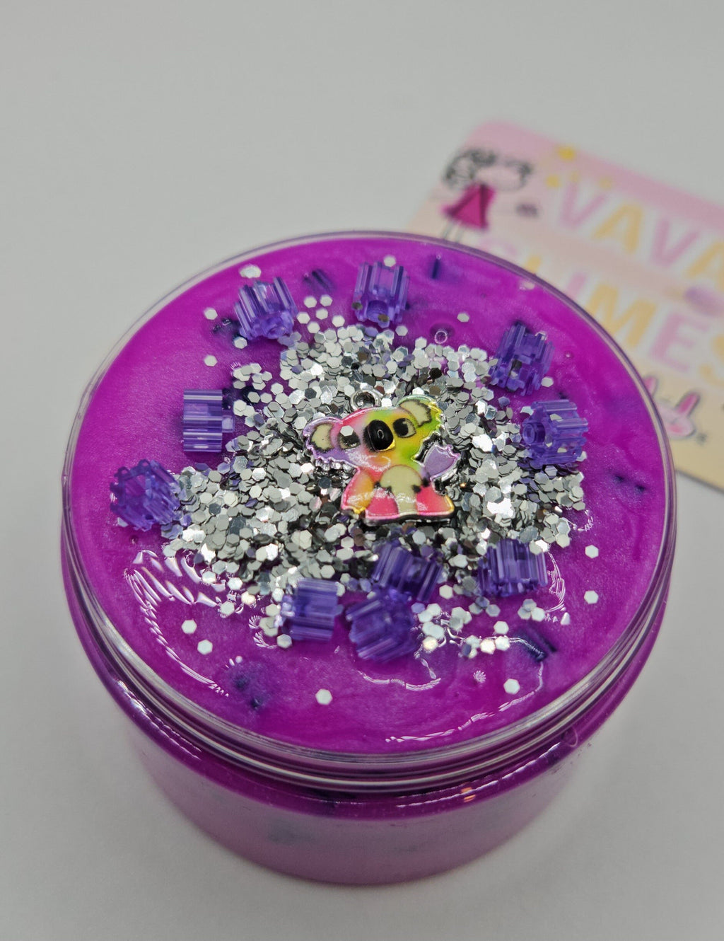 Benjamin Pigemented Block Bead Scented Clear Slime - Scented Slime - Sensory Play
