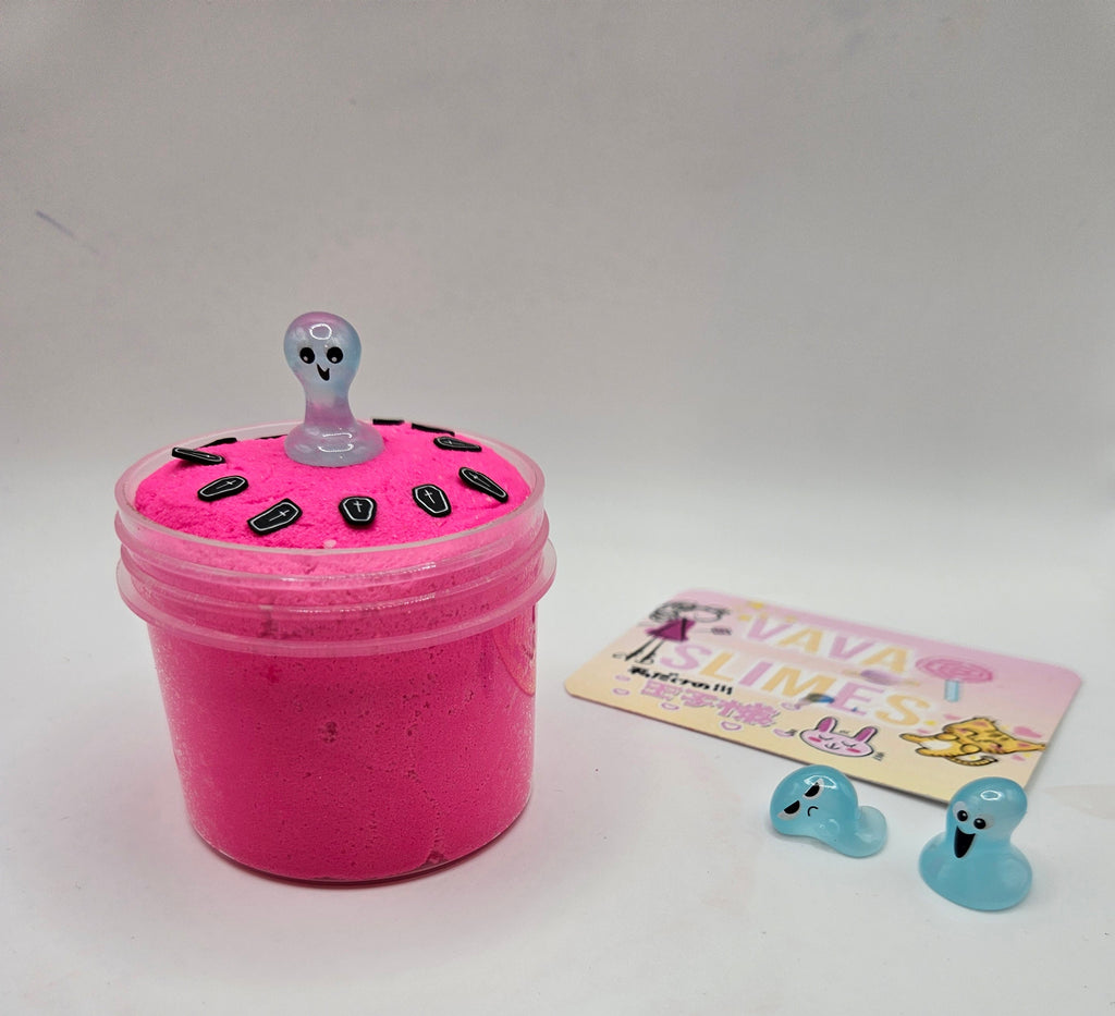 Buffy Pink Halloween Cloud Slime - Scented Slime - Sensory Play  - Sensory Slime
