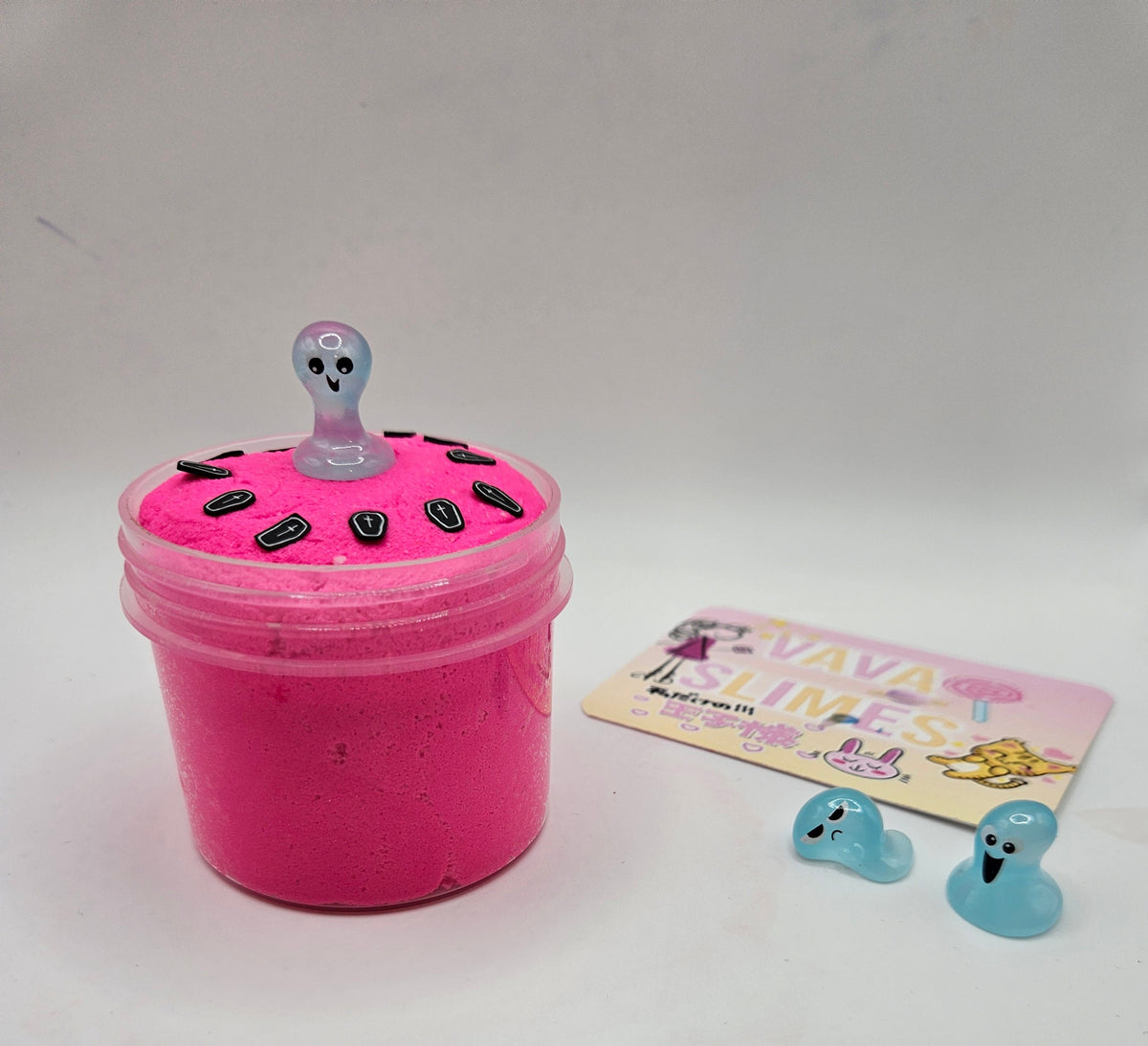 Buffy Pink Halloween Cloud Slime - Scented Slime - Sensory Play  - Sensory Slime