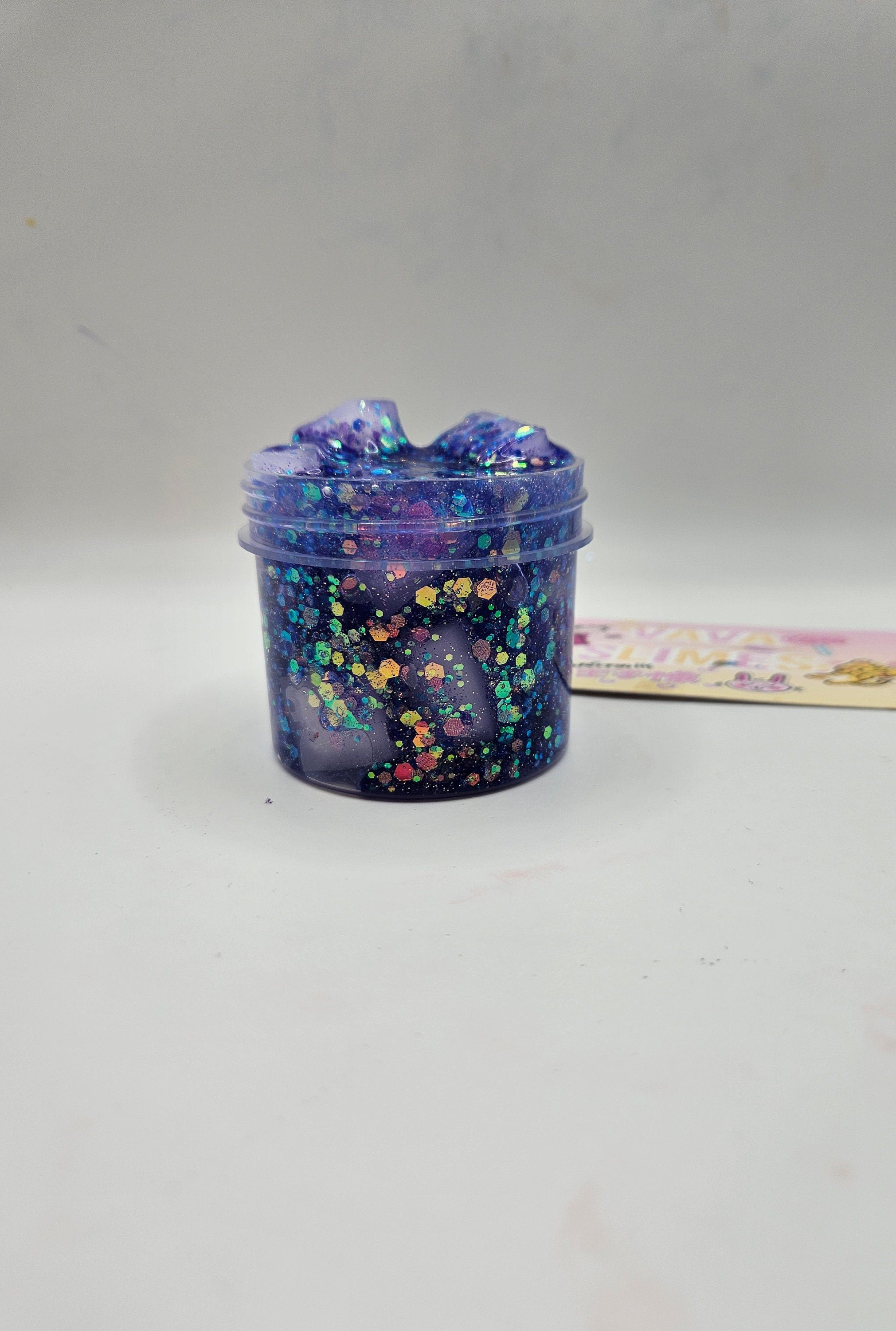 Rosaleen Coated Clear Jelly Cube Slime - Sensory Play - Scented Slime - Sensory Slime