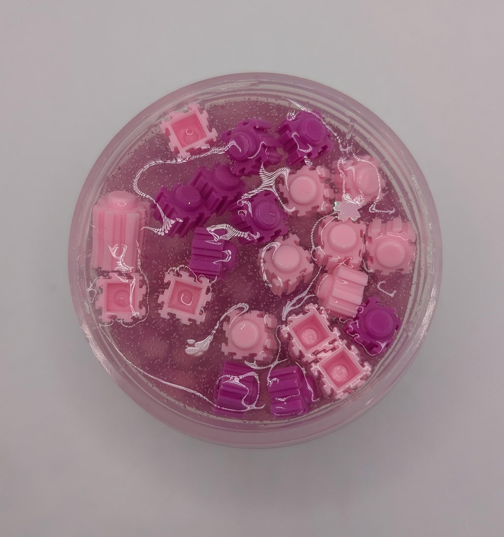 Oscar Pink Mixed Bead Scented Crunch Slime - Scented Slime - Sensory Slime - Sensory Play