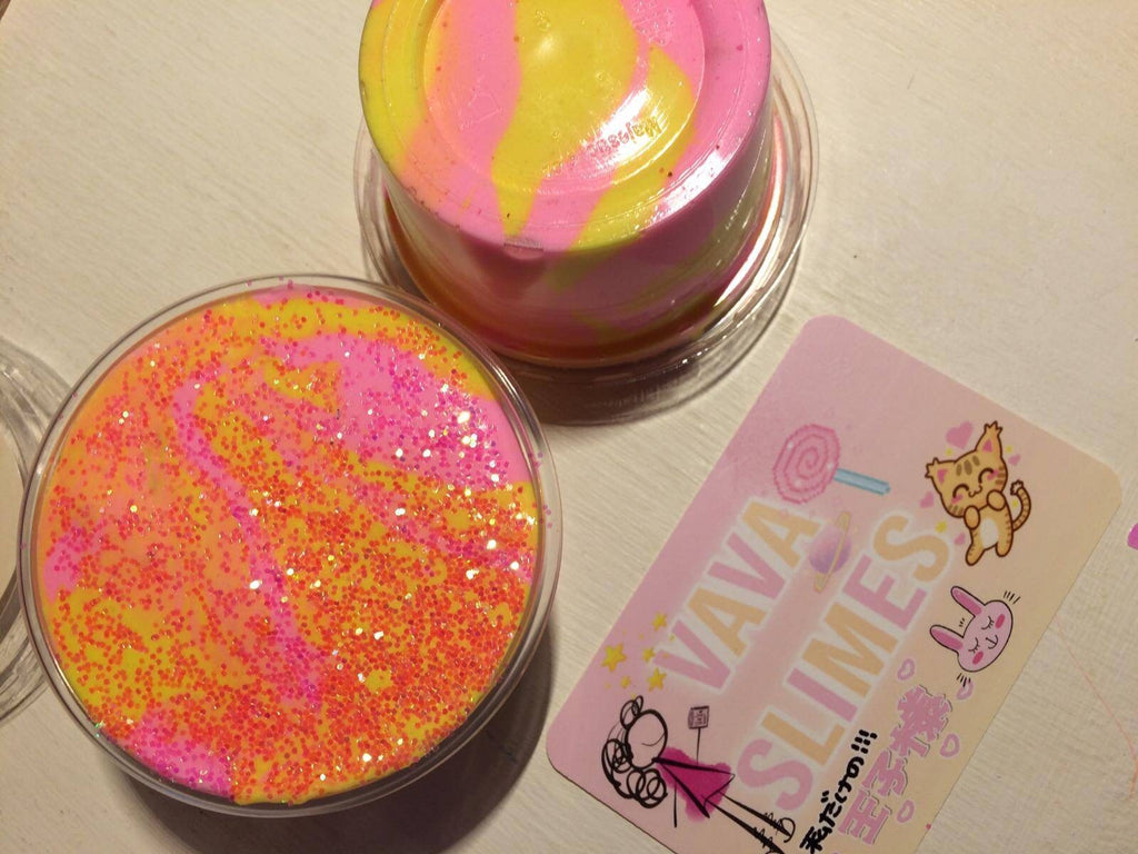 Selena - Butter slime - sensory play - scented slime