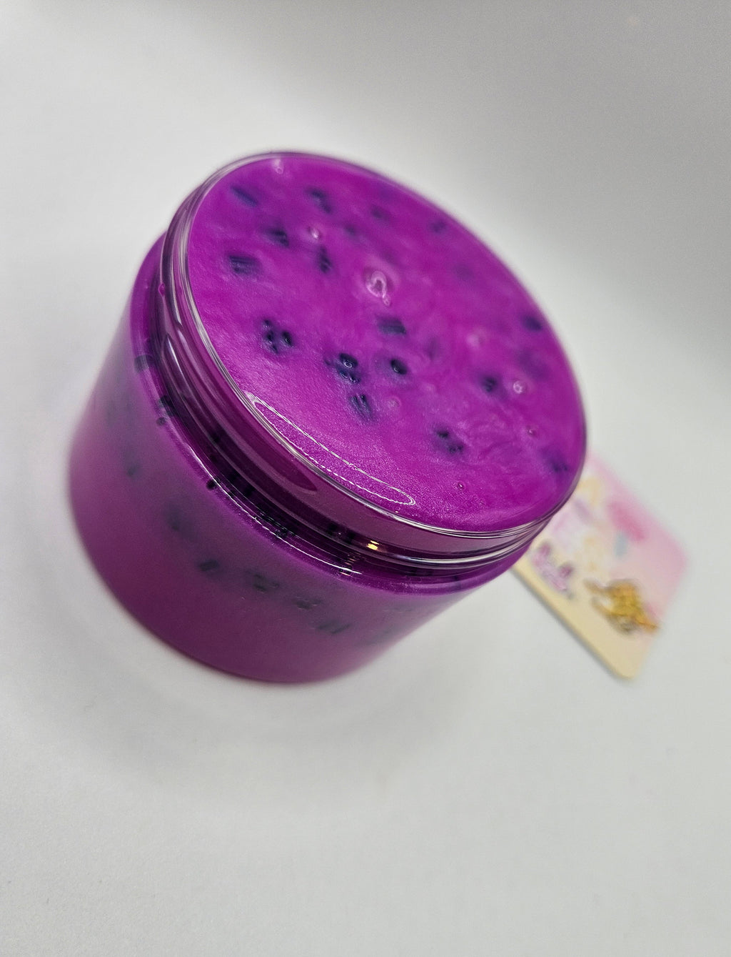 Benjamin Pigemented Block Bead Scented Clear Slime - Scented Slime - Sensory Play
