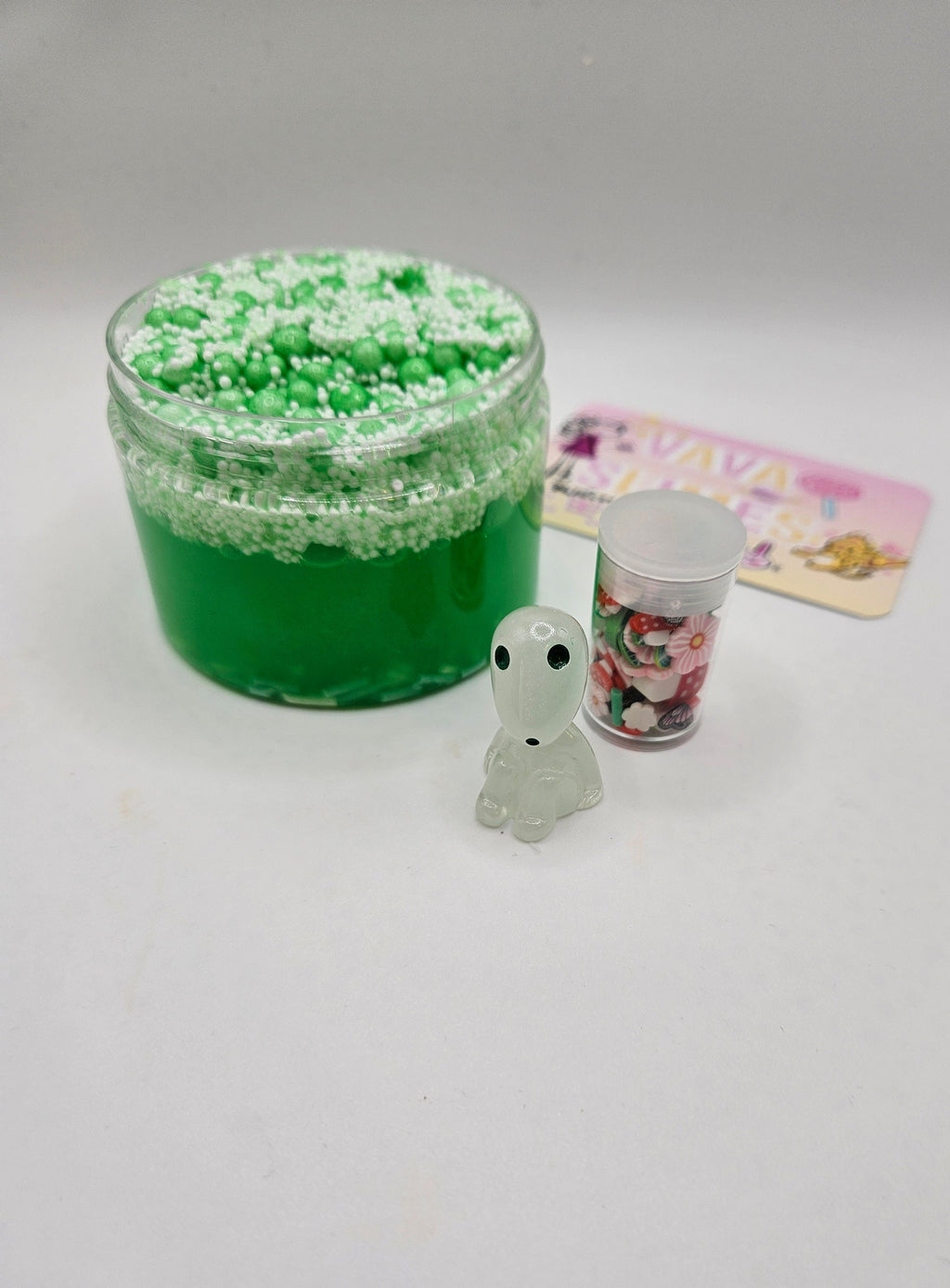 Fauna Glow in the Dark Surprise Charm Scented Micorfloam Slime - Sensory Play - Scented Slime