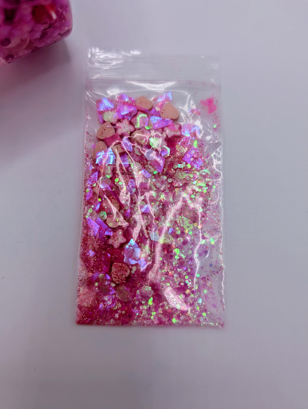 Oscar Pink Mixed Bead Scented Crunch Slime - Scented Slime - Sensory Slime - Sensory Play
