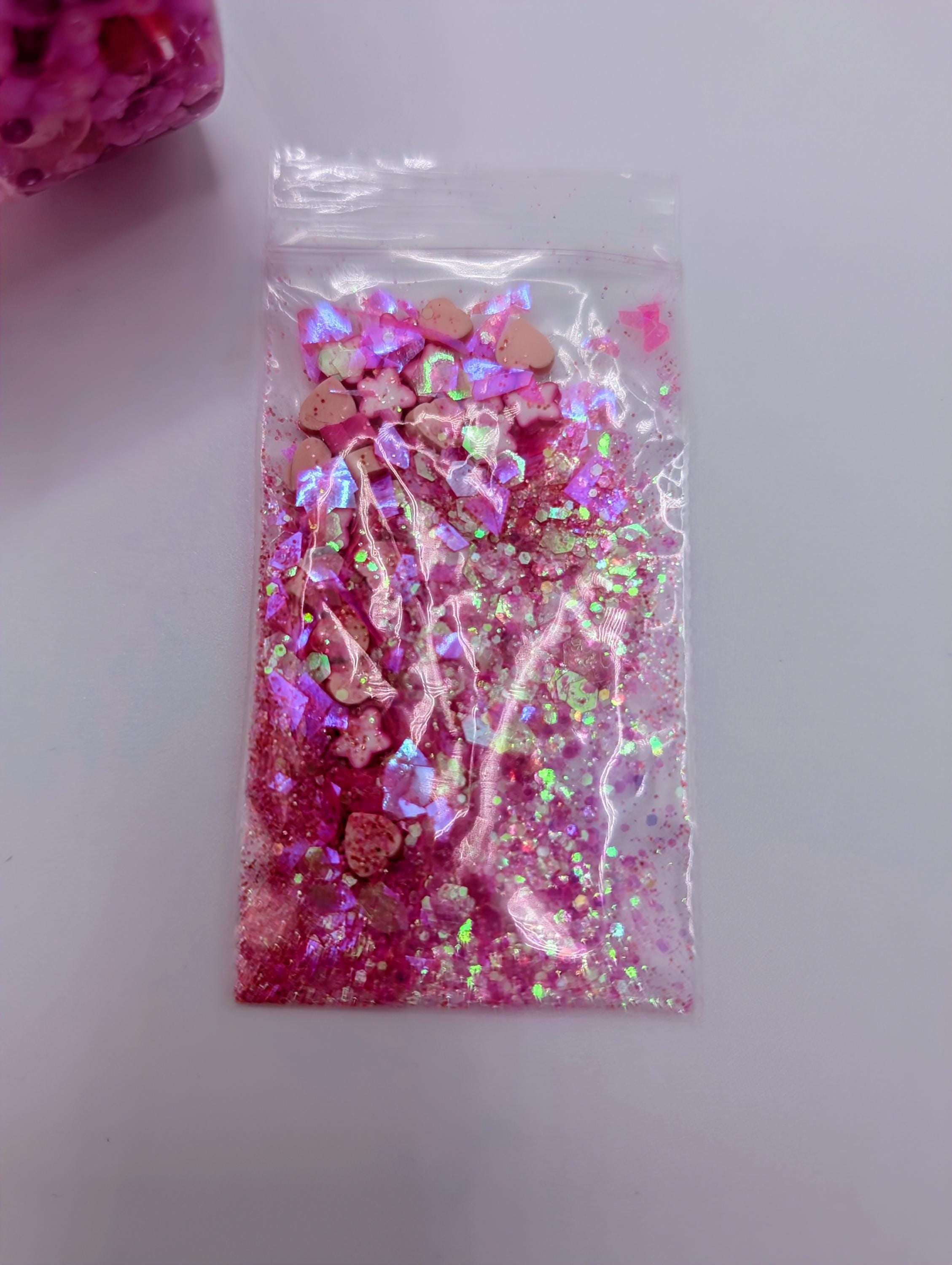 Oscar Pink Mixed Bead Scented Crunch Slime - Scented Slime - Sensory Slime - Sensory Play