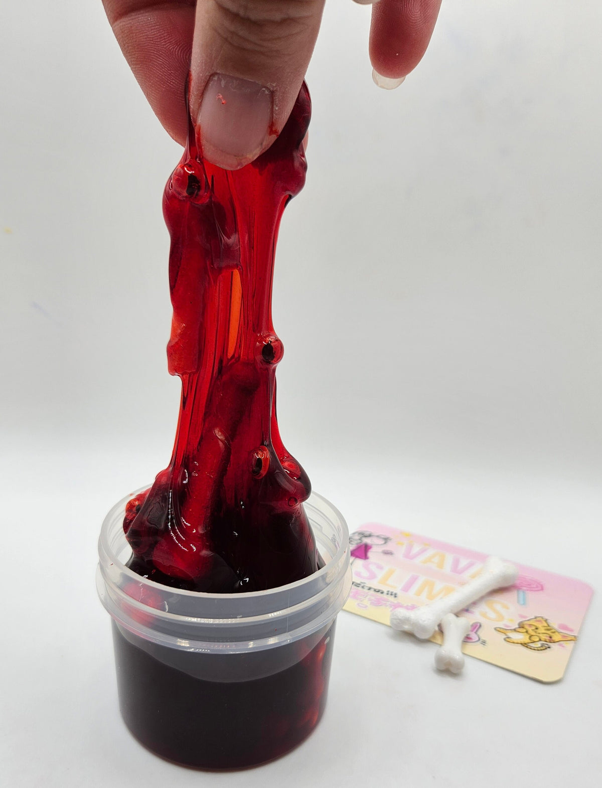 Carrie Coated Clear Halloween Slime - Unscented Slime - Sensory Play