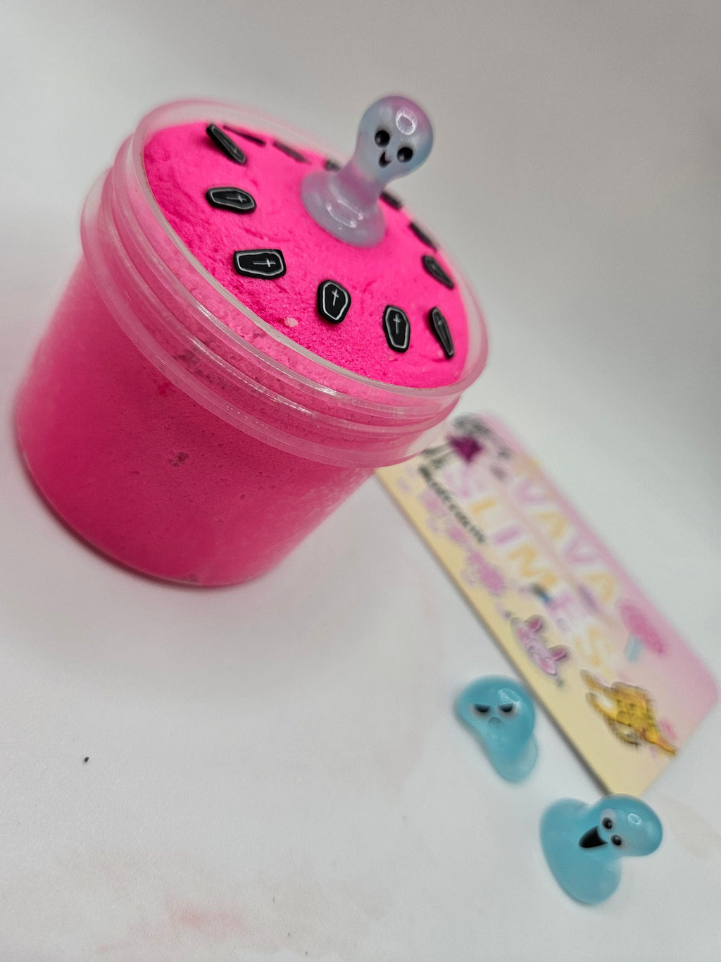 Buffy Pink Halloween Cloud Slime - Scented Slime - Sensory Play  - Sensory Slime