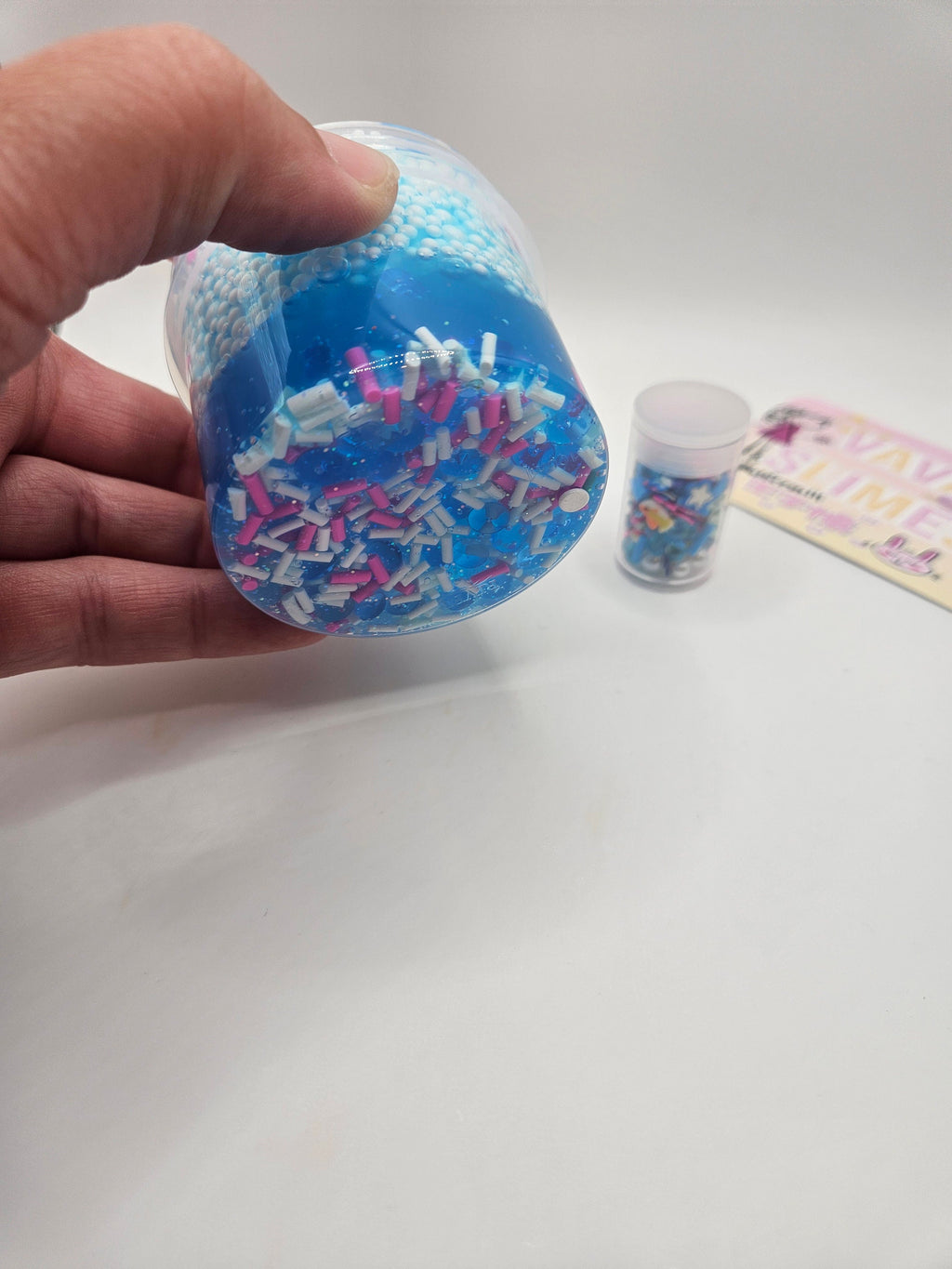 Marina Microfloam Coated Clear Slime - Sensory Slime - Sensory Play - Scented Slime