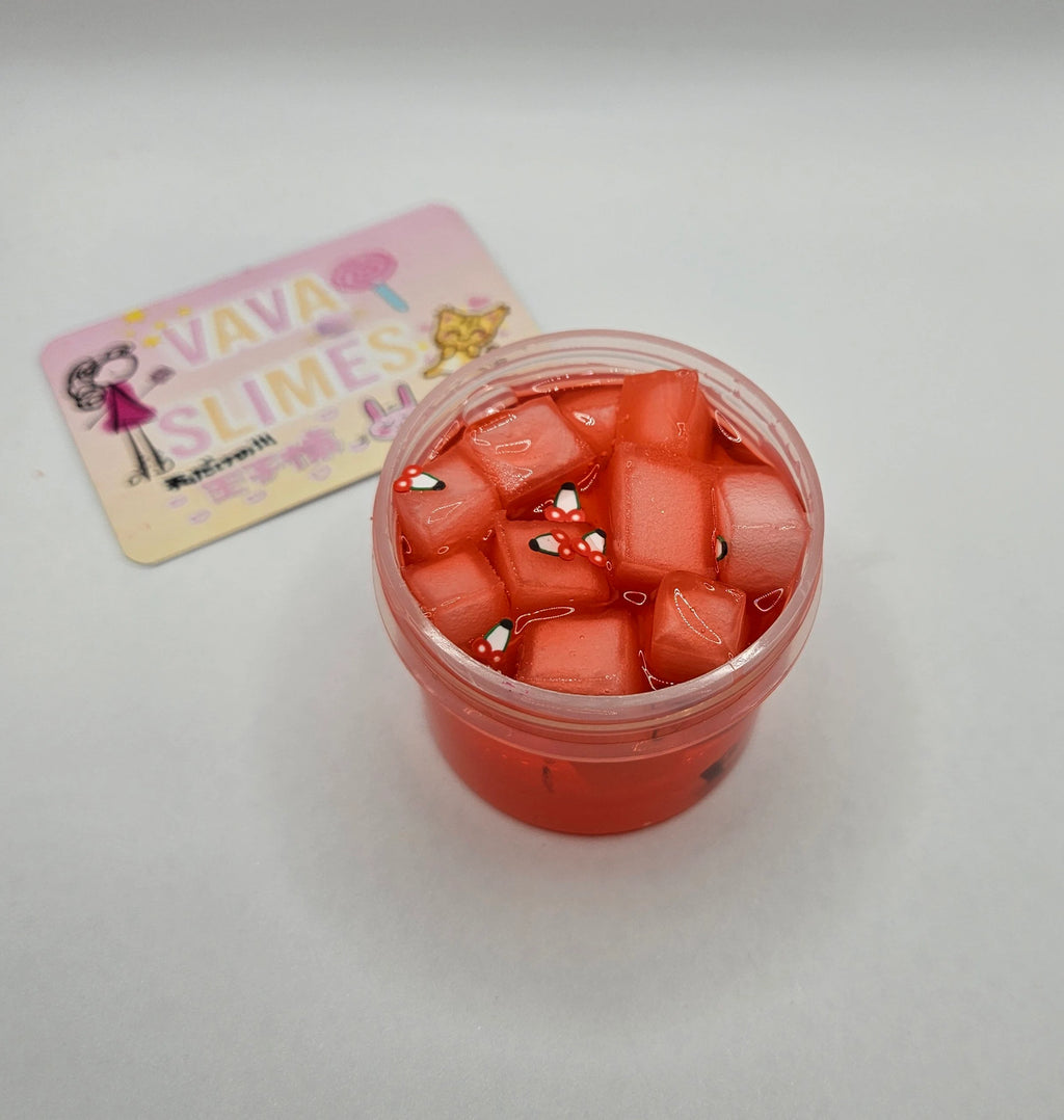 Bill Cherry Themed Jelly Cube Slime - Scented Slime