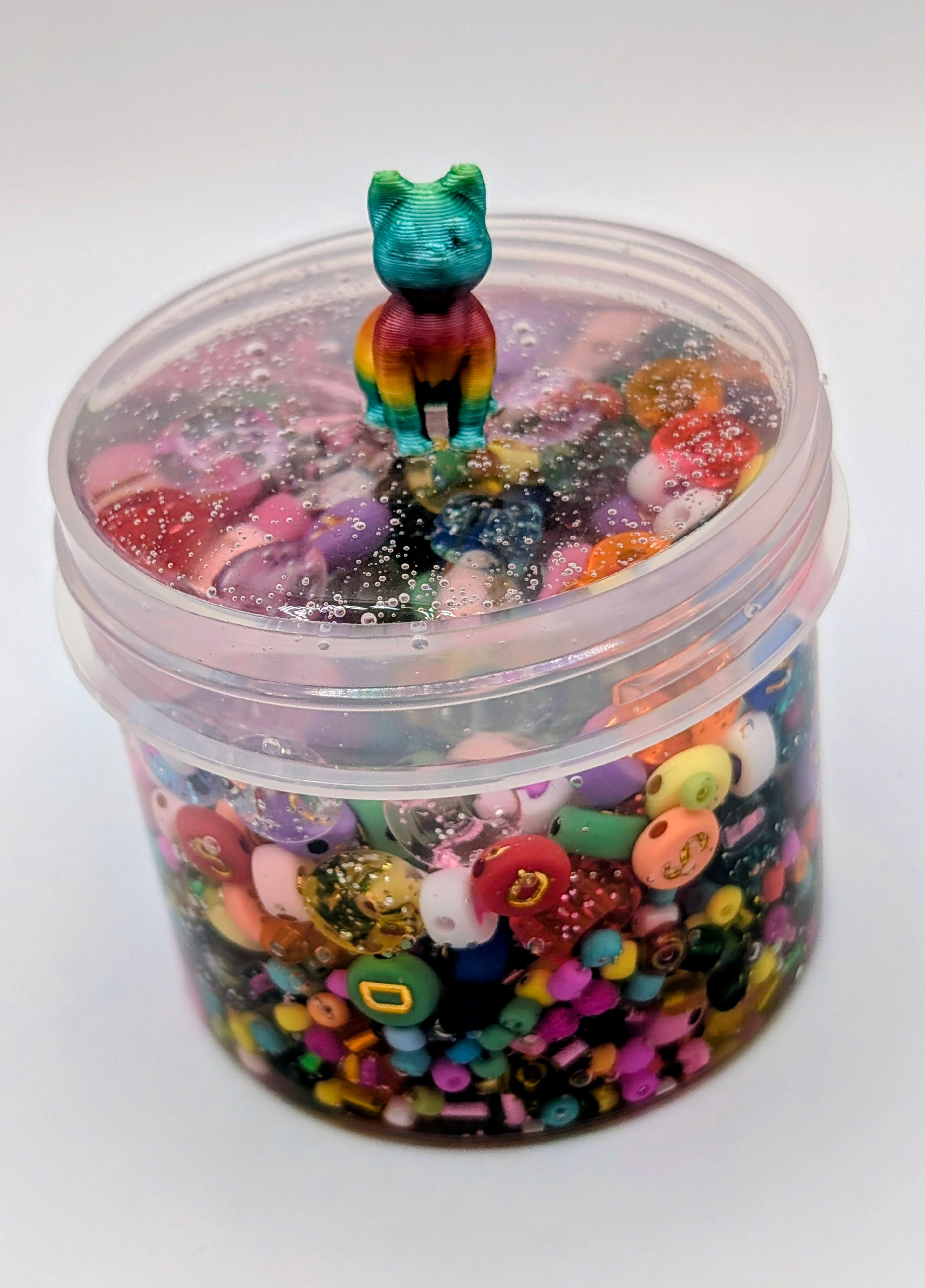 Louise Rainbow Bead Crunch Bomb - Scented Slime - Sensory Play
