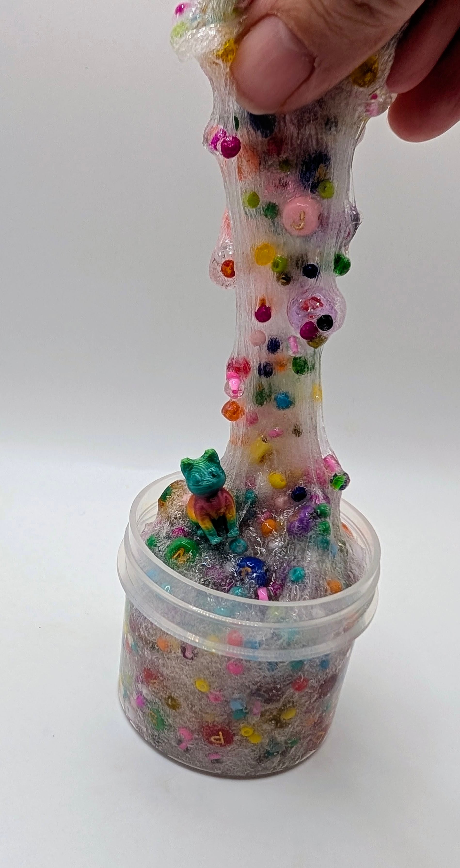 Louise Rainbow Bead Crunch Bomb - Scented Slime - Sensory Play