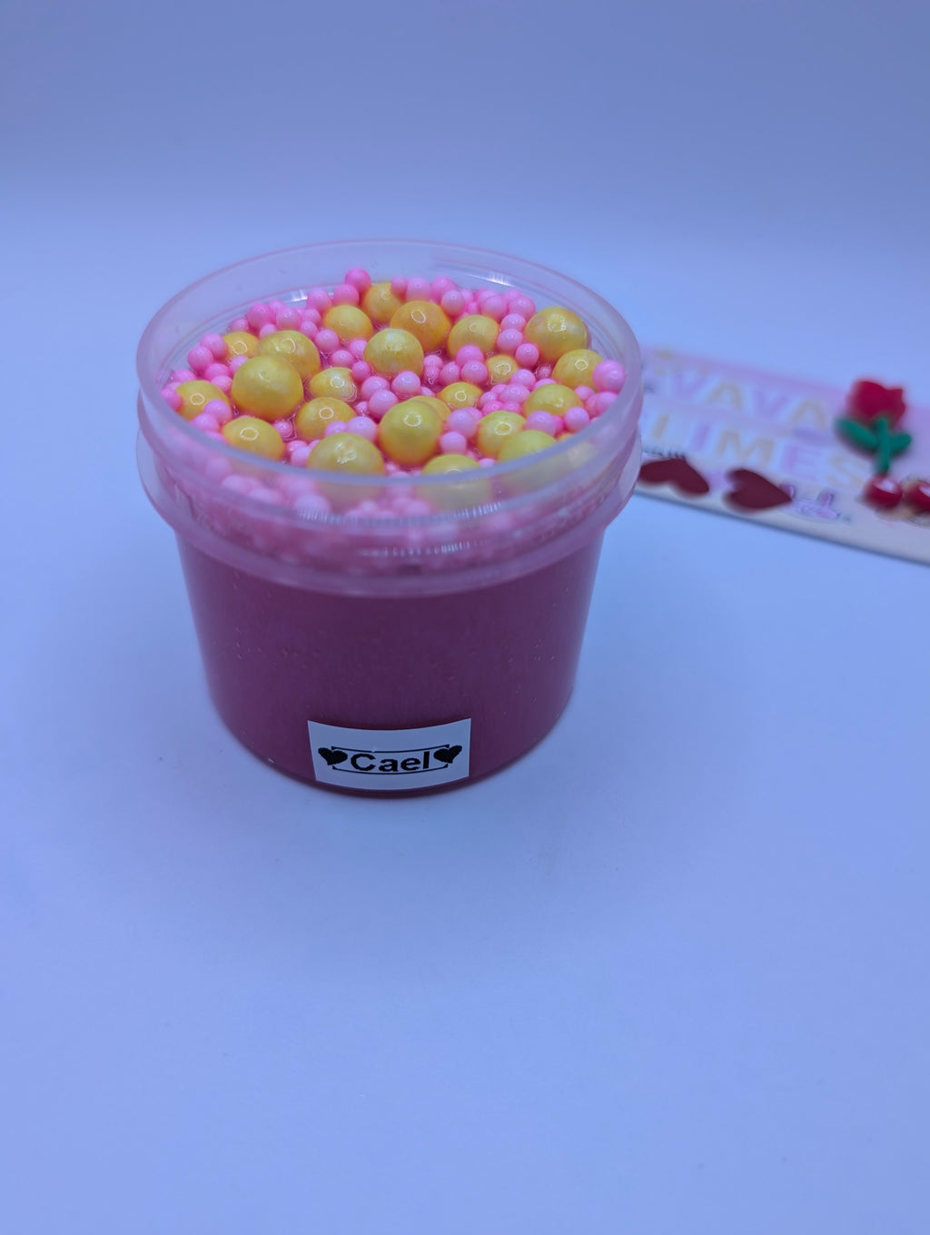 Cael Pink Pigmented Floam Slime - Scented Slime