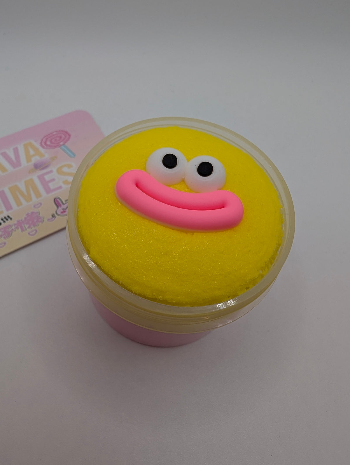 Ernie - Pink & Yellow Cloud Dough Slime - Scented Slime