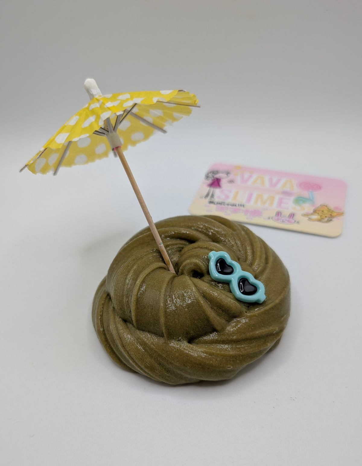 Reef - Clear Turquoise Putty Sand Slime - Scented Slime