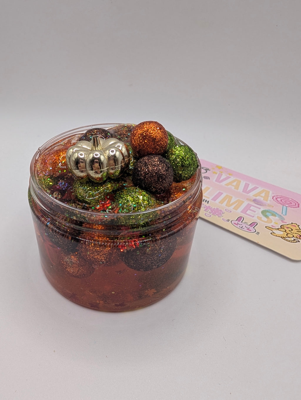 Orla - Autumn Floam Slime - Unscented Slime - Sensory Play