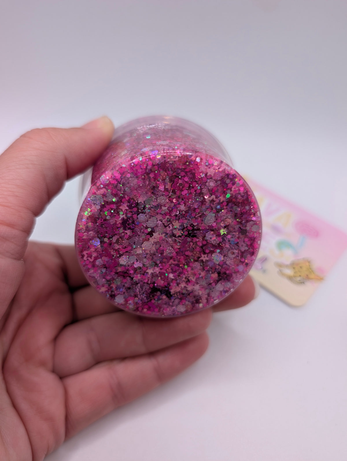 Marie - Hello Kitty Glitter Bomb Slime - Scented Slime - Sensory Play