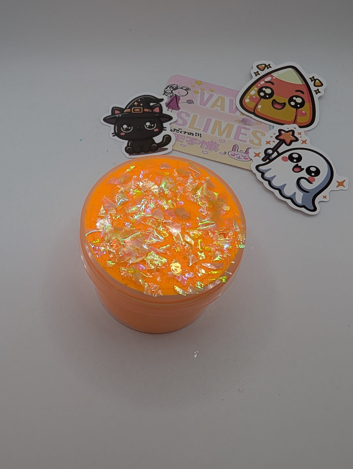 Bronwyn - Orange Cloud Slime - Halloween Slime - Scented Slime - Sensory Play