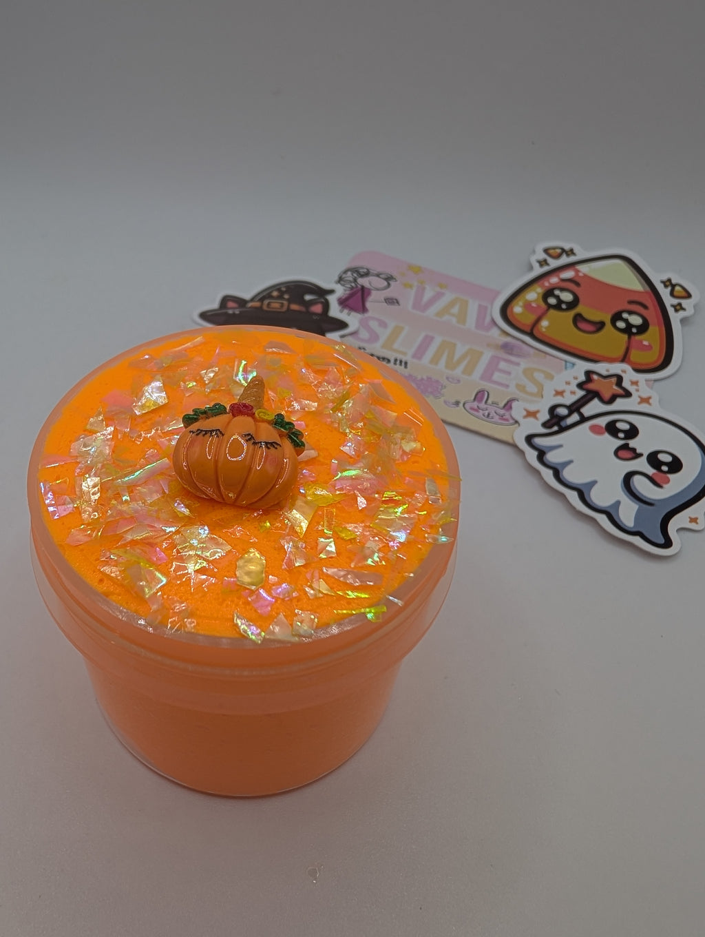 Bronwyn - Orange Cloud Slime - Halloween Slime - Scented Slime - Sensory Play