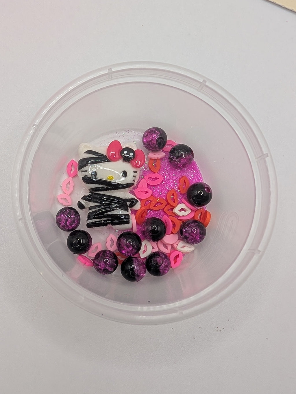 Anna - Coated Clear Hello Kitty Slime - Halloween Slime - Scented Slime - Sensory Slime