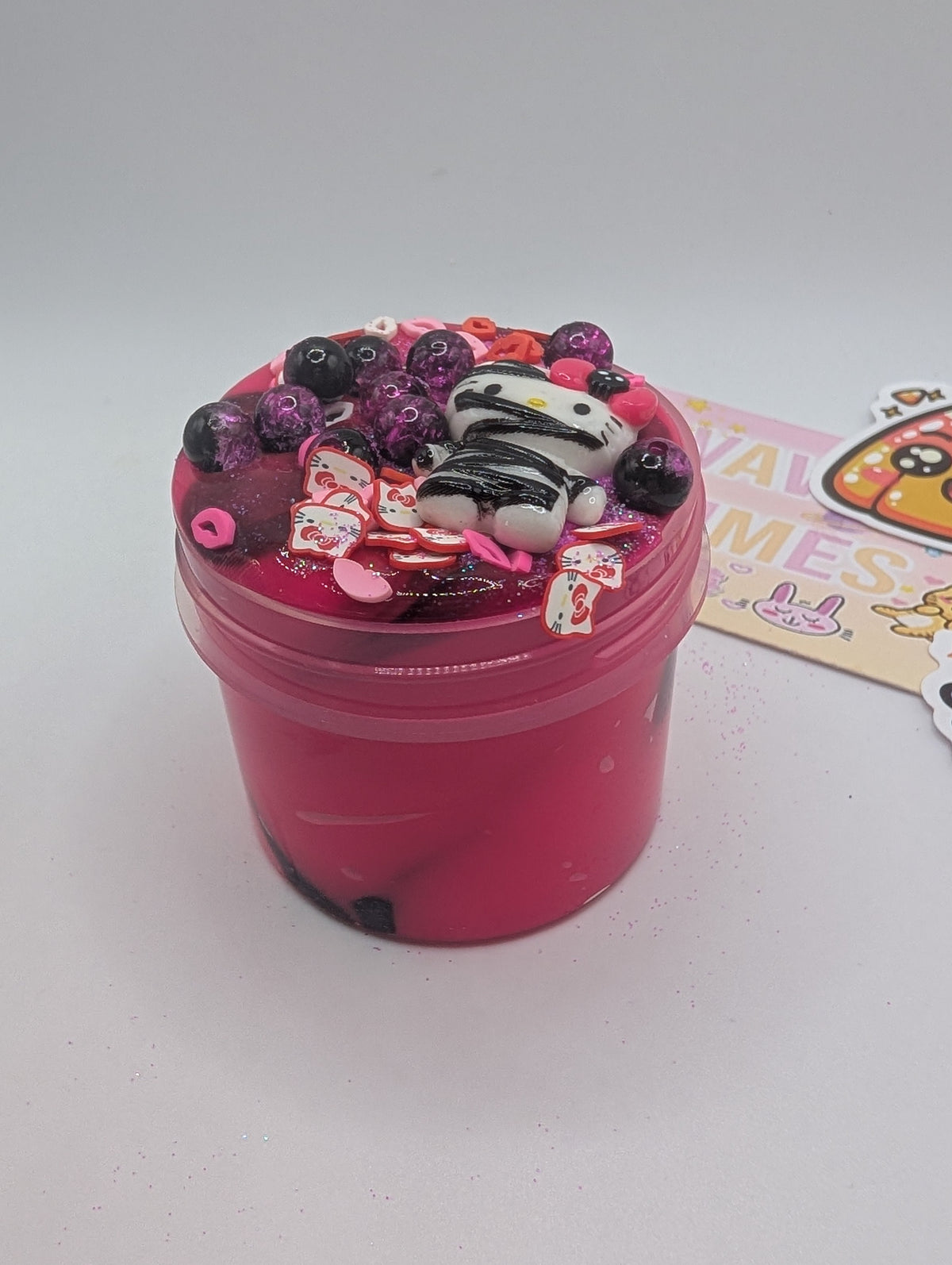 Anna - Coated Clear Hello Kitty Slime - Halloween Slime - Scented Slime - Sensory Slime
