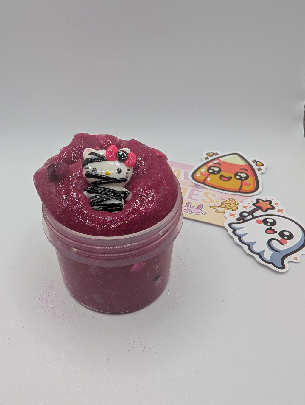 Anna - Coated Clear Hello Kitty Slime - Halloween Slime - Scented Slime - Sensory Slime