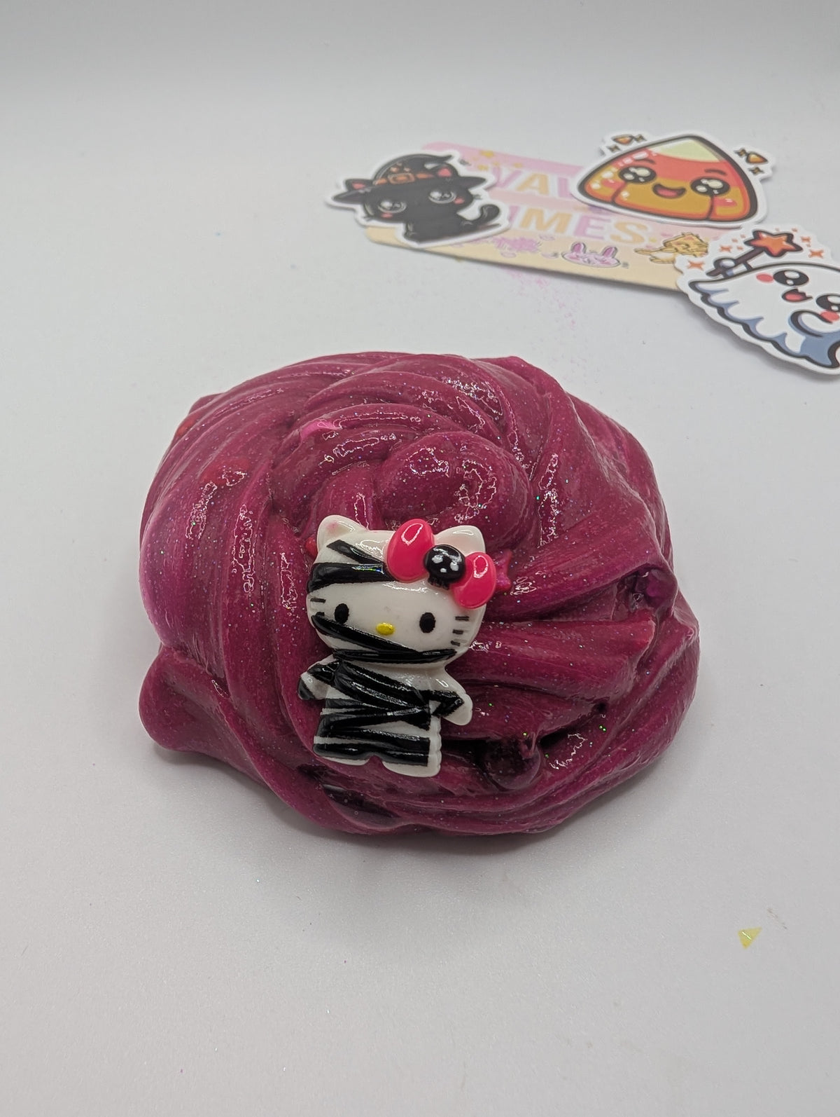 Anna - Coated Clear Hello Kitty Slime - Halloween Slime - Scented Slime - Sensory Slime