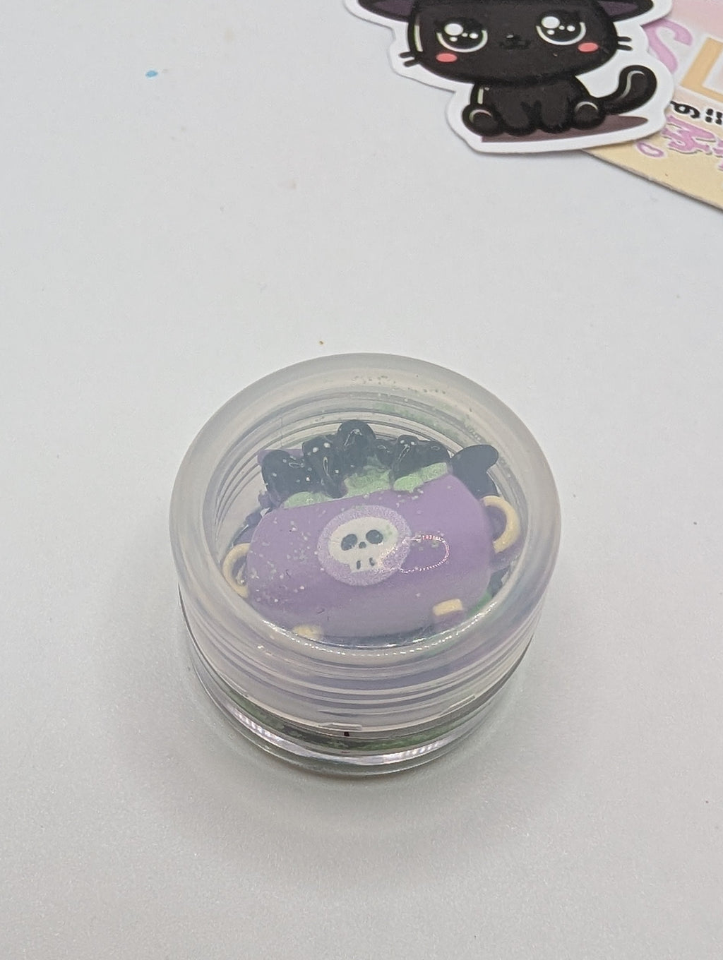 Hermione - Purple Pigmented Clear Lava Rock Slime - Halloween Slime - Scented Slime - Sensory Play