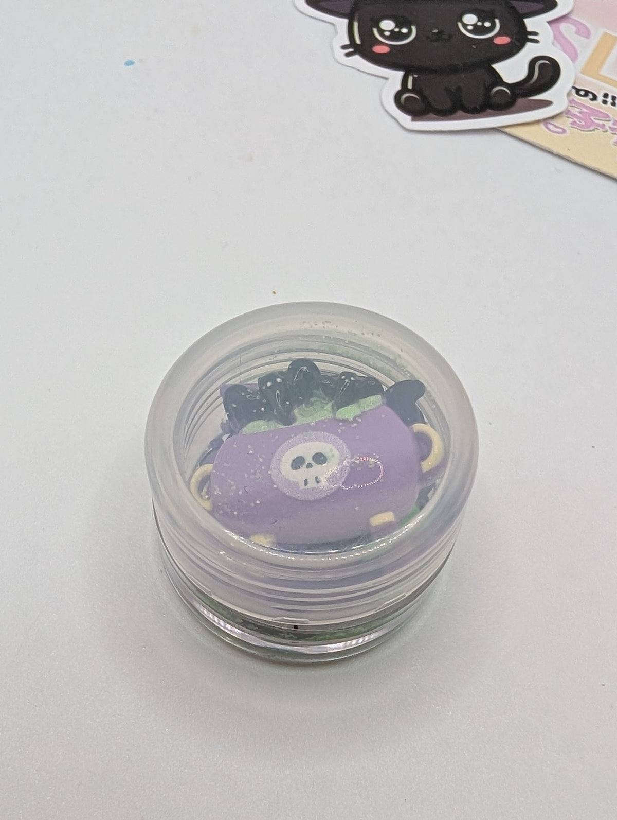 Hermione - Purple Pigmented Clear Lava Rock Slime - Halloween Slime - Scented Slime - Sensory Play