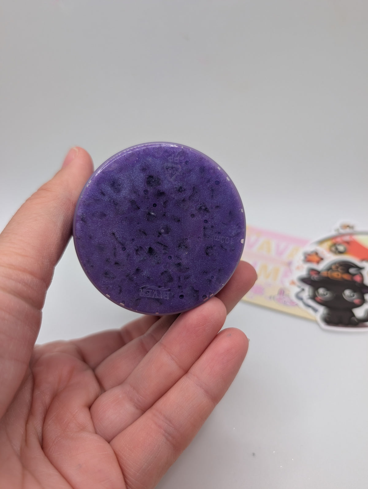 Bram - Purple Pigmented Silica Crunch Bomb Slime - Halloween Slime - Scented Slime - Sensory Slime