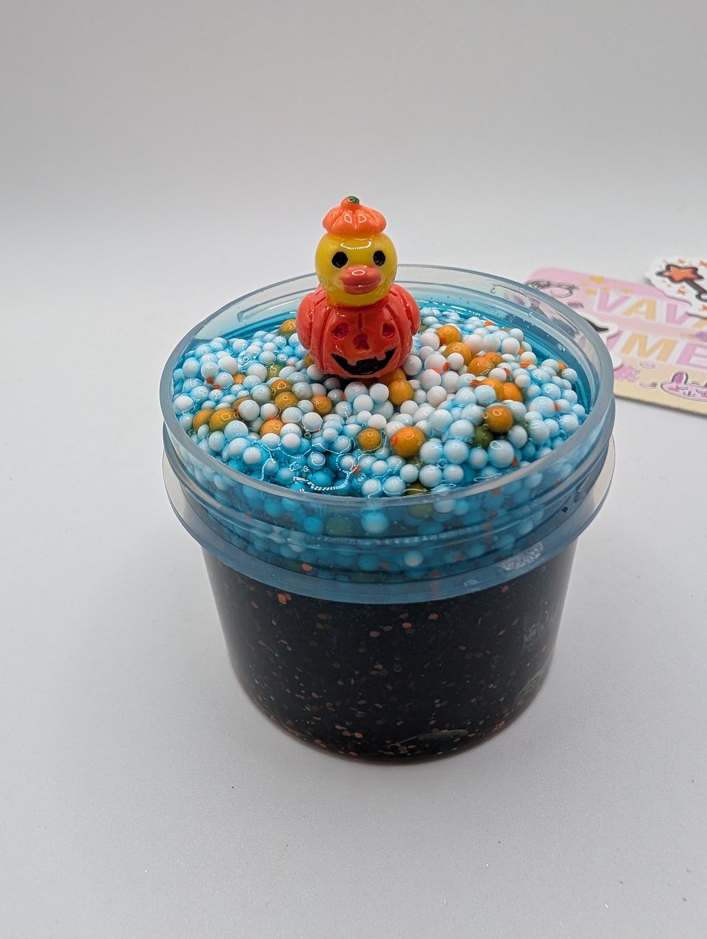 Hallow - Clear Floam Slime - Halloween Slime - Scented Slime - Sensory Play