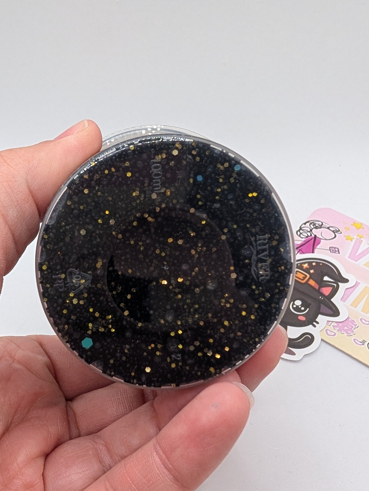 Albus - Black Icee Slime - Halloween Slime - Scented Slime - Sensory Play
