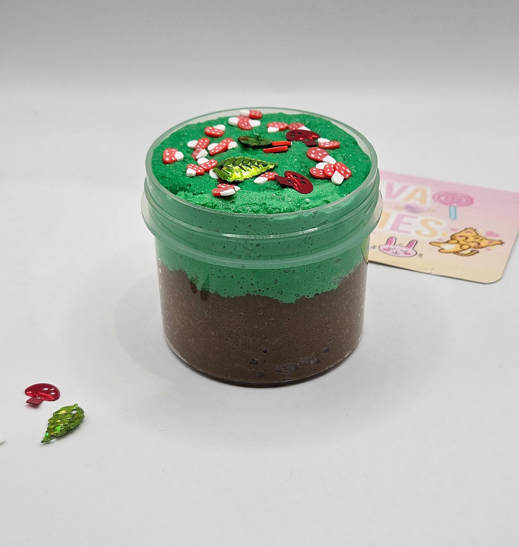 Terry the Mushroom DIY Clay Slime - Sensory Play - Scented Slime