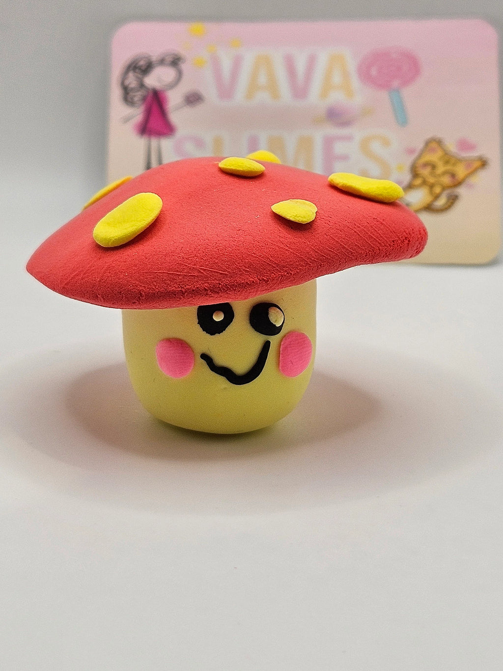 Terry the Mushroom DIY Clay Slime - Sensory Play - Scented Slime