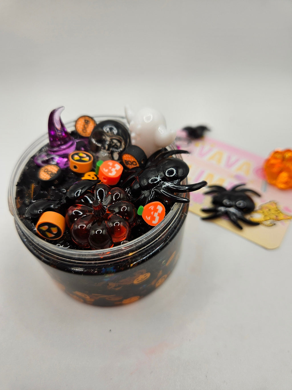 Clarice Halloween Crunch Bomb Slime - Sensory Play - Sensory Slime