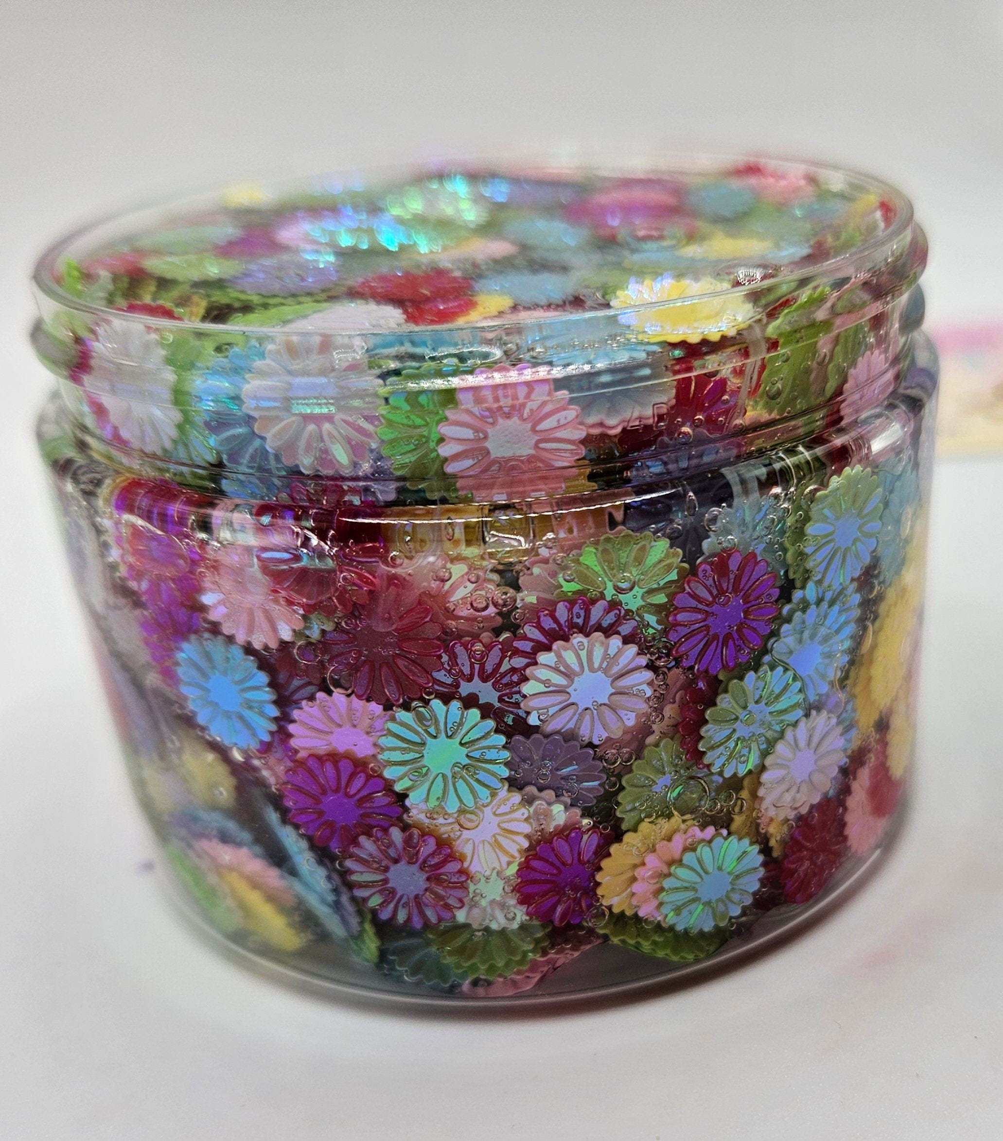 Katy Sequin Crunch Bomb Slime - Scented Slime - Sensory Play - Sensory Slime