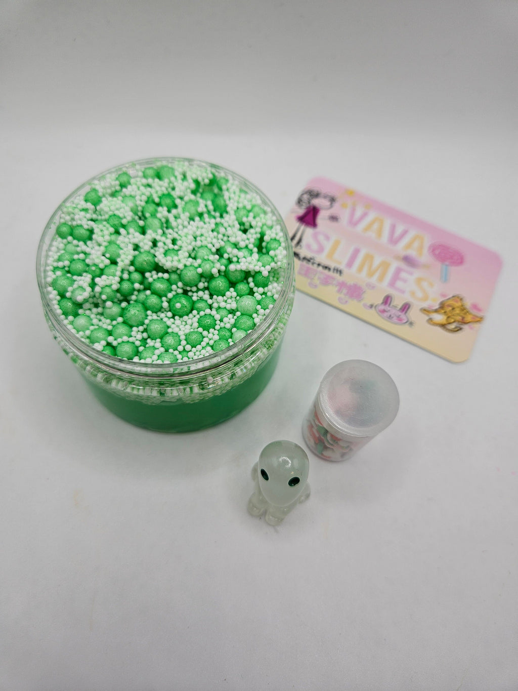 Fauna Glow in the Dark Surprise Charm Scented Micorfloam Slime - Sensory Play - Scented Slime