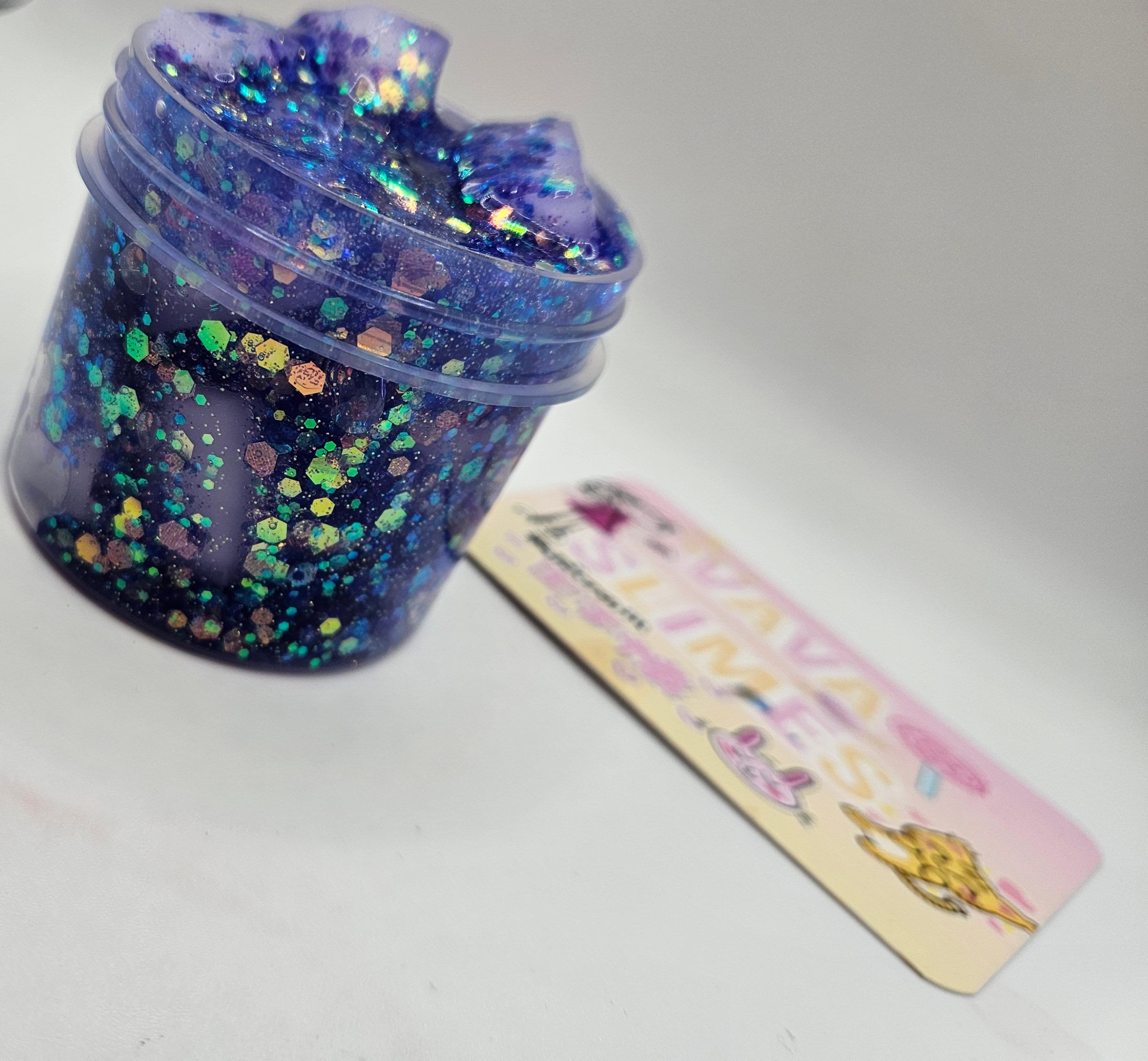 Rosaleen Coated Clear Jelly Cube Slime - Sensory Play - Scented Slime - Sensory Slime