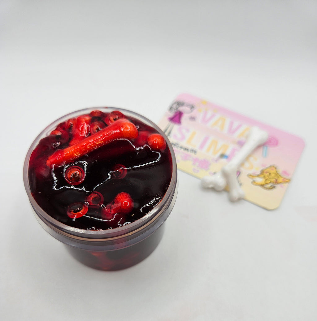 Carrie Coated Clear Halloween Slime - Unscented Slime - Sensory Play