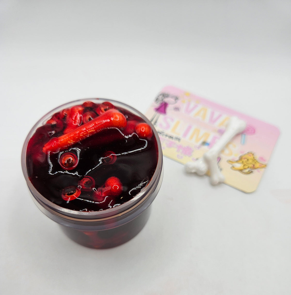 Carrie Coated Clear Halloween Slime - Unscented Slime - Sensory Play