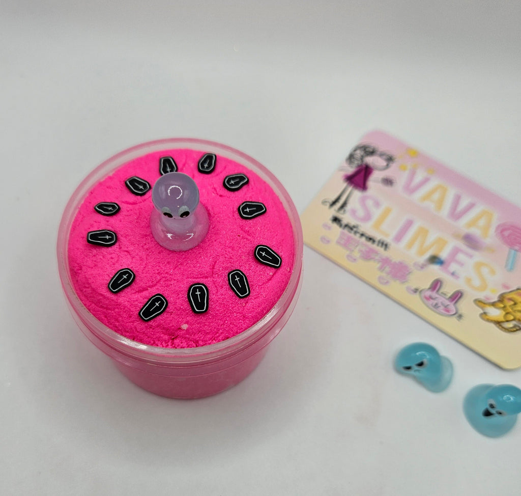Buffy Pink Halloween Cloud Slime - Scented Slime - Sensory Play  - Sensory Slime