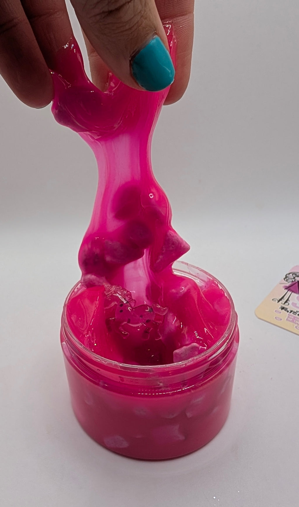 Isla Coated Clear Large Pumice Slime - Scented Slime - Sensory Play