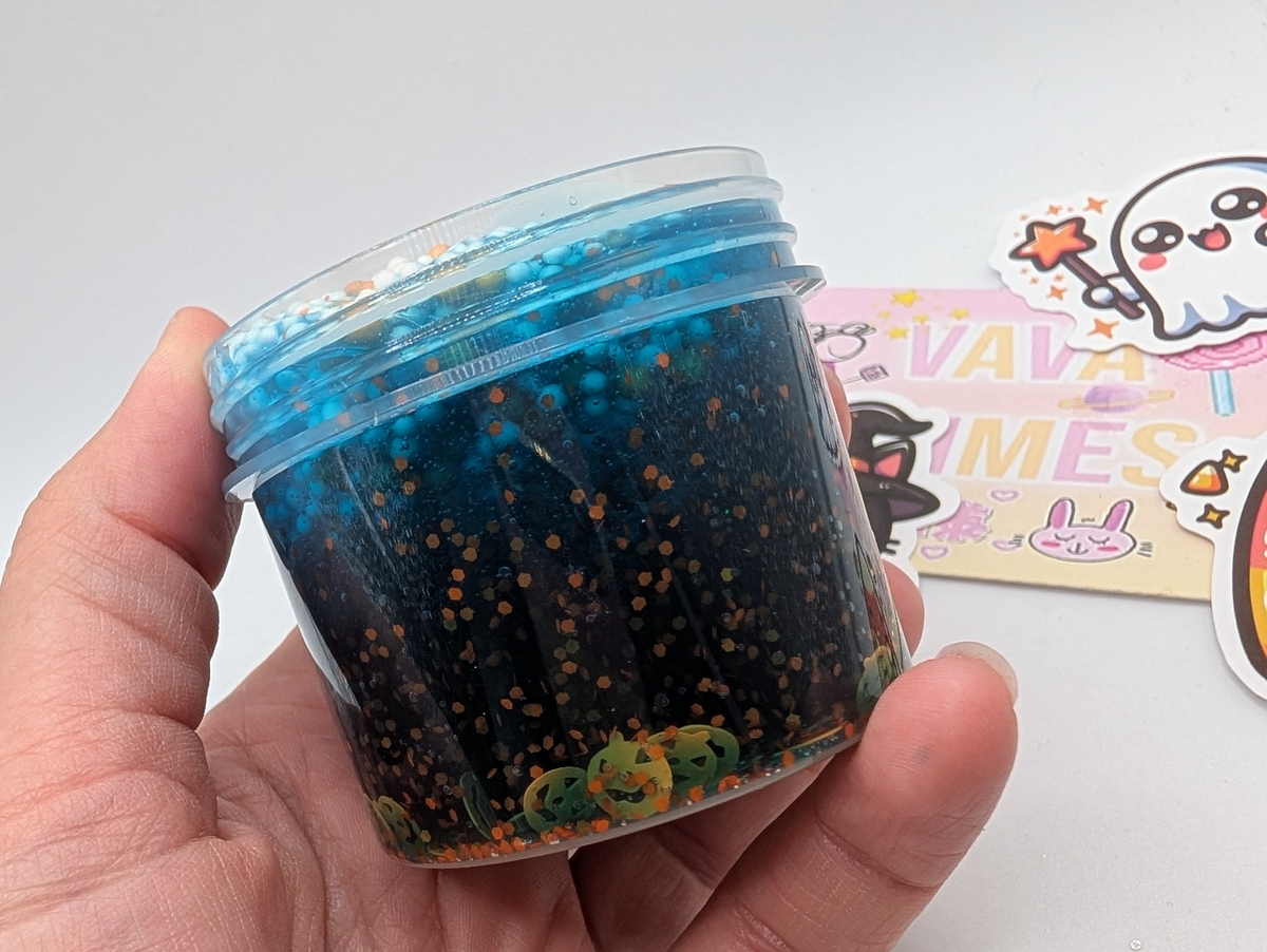 Hallow - Clear Floam Slime - Halloween Slime - Scented Slime - Sensory Play