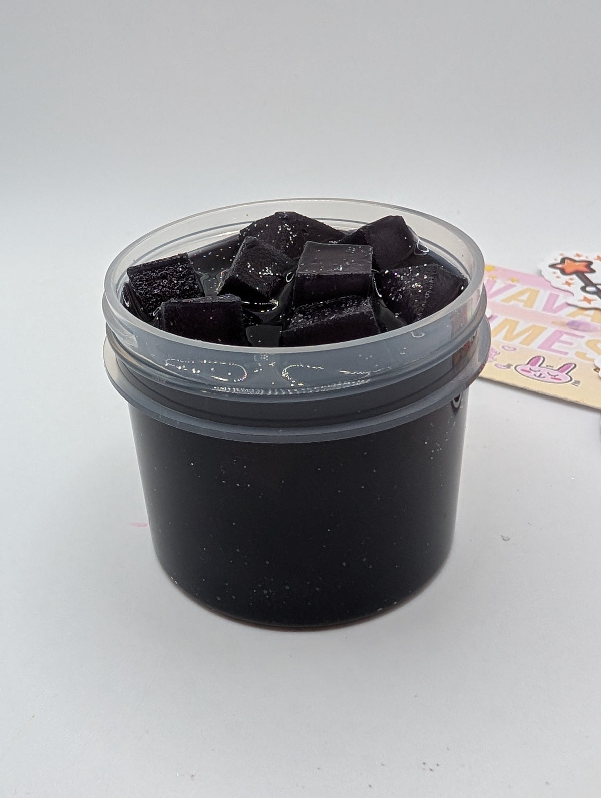 Medivh - Black jelly cube Slime - Halloween Slime - Scented Slime - Sensory Play