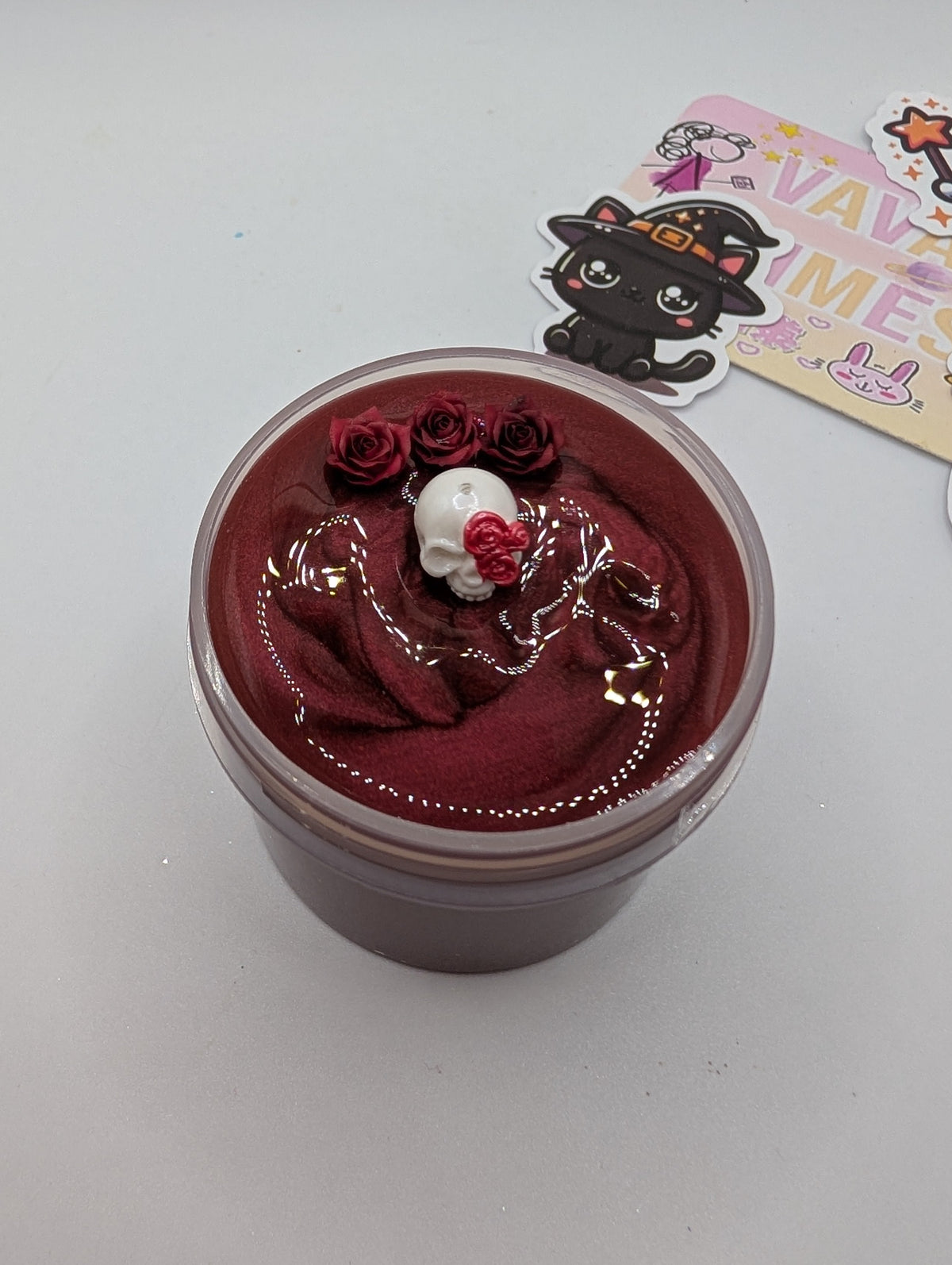Mildred - Red Pigmented Clear Slime - Halloween Slime - Scented Slime - Sensory Play